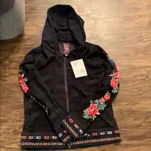 Neiman Marcus “Johnny Was” Jacket size S grey camo